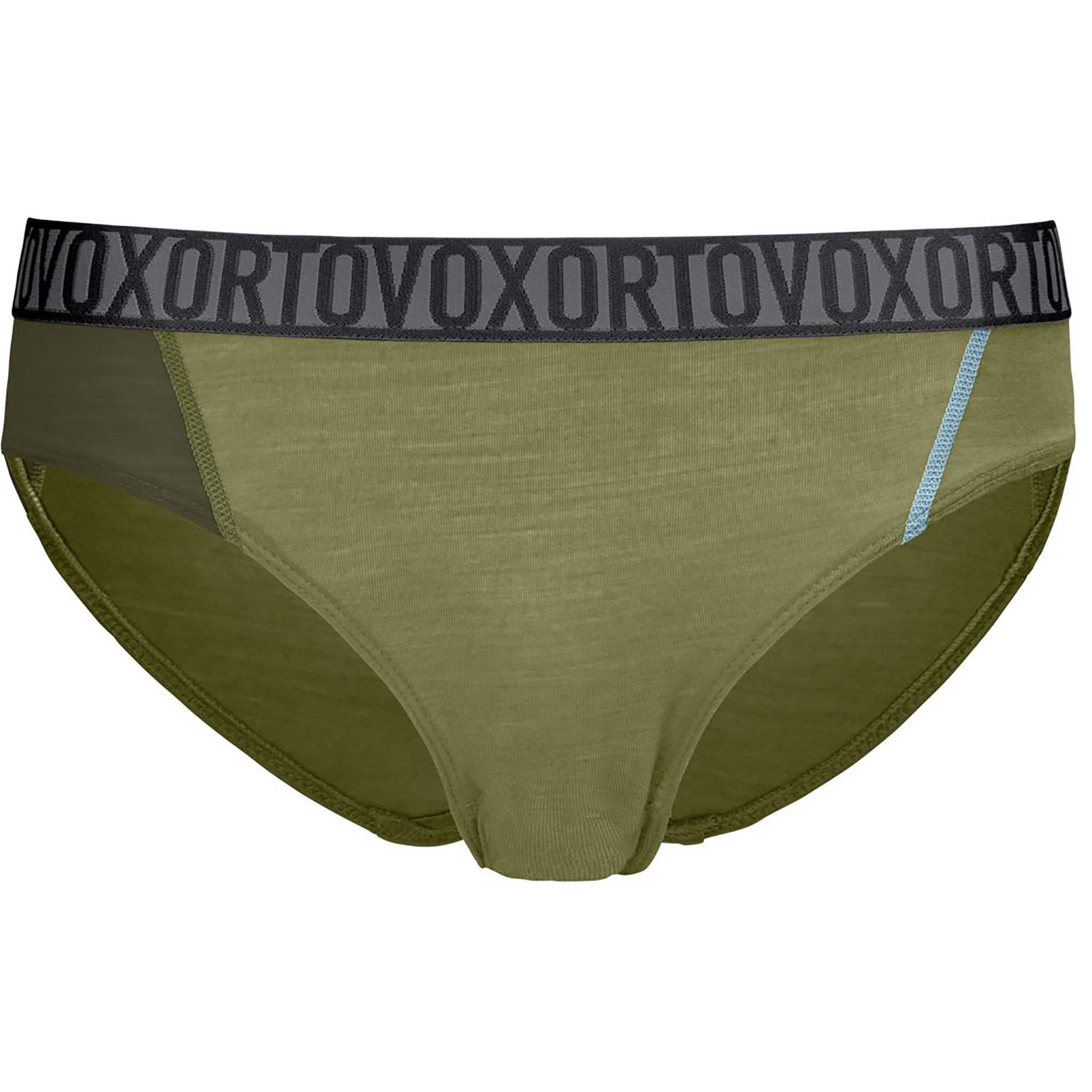 Ortovox 150 Essential Bikini Damen Kurze Unterhose gruen Größe XL Hautfreundlich Merinowolle | Lyocell (Tencel)