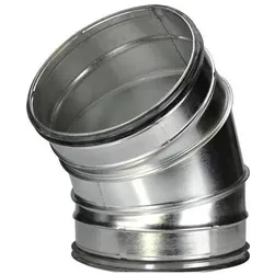Lindab, Zubehör Belüftungstechnik, Biegefalz BFU 45° 250