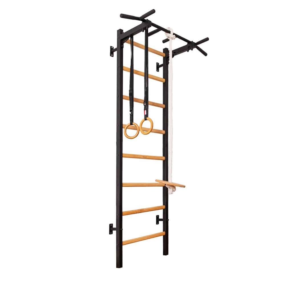 BenchK 221B + A076, 150 kg, Wand, Schwarz, Holz, Stahl, Holz, 670 mm, 2300 mm