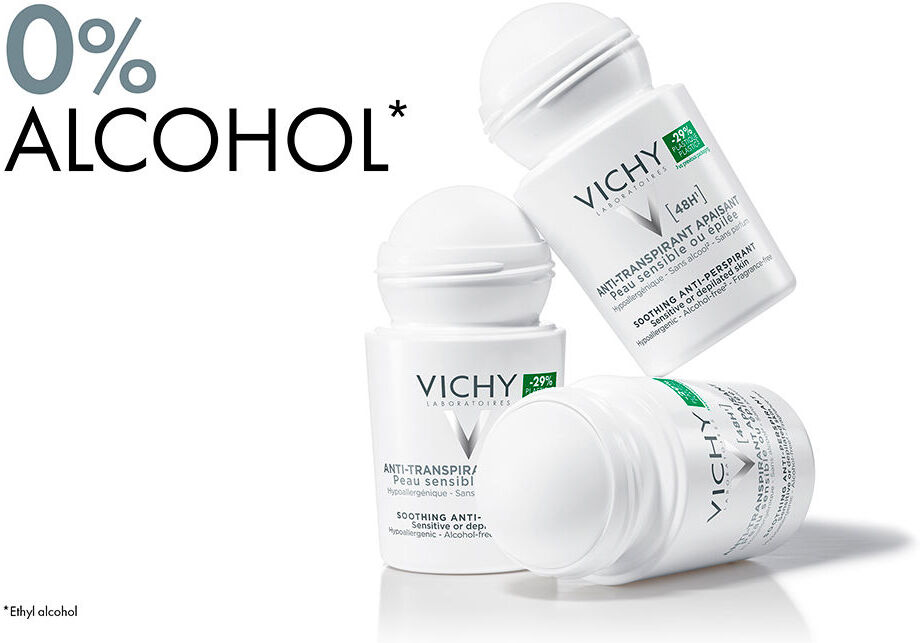 Vichy Laboratoires Deo anti-transpirant 48h peaux sensibles roll-on 50 ml
