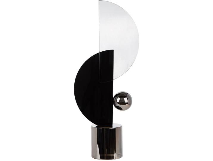 Skulptur GILDE Glass Art, Skulptur, Hakura , Glas, schwarz , schwarz, B:16,5cm H:38,5cm T:8cm, Kunstharz, Dekofiguren, Skulptur