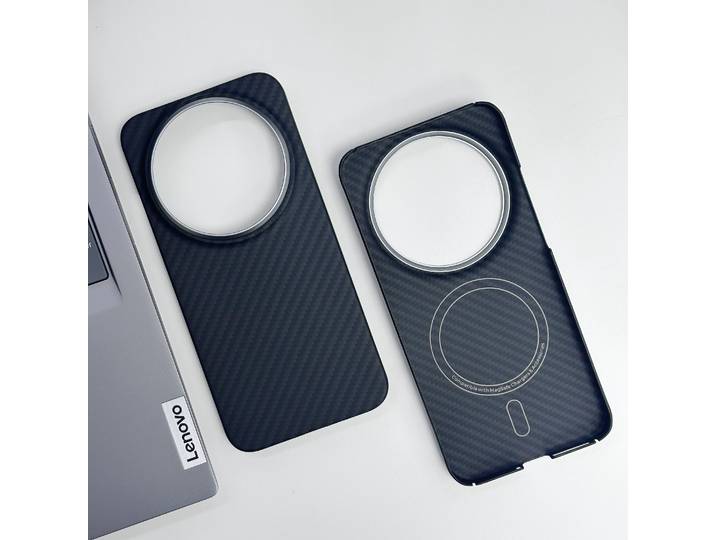 Étui magnétique pour Xiaomi 17 Ultra, coque en fibre de carbone aramide 600D, coque Magsafe ultra-fine antichoc, étui de luxe au profil le plus fin