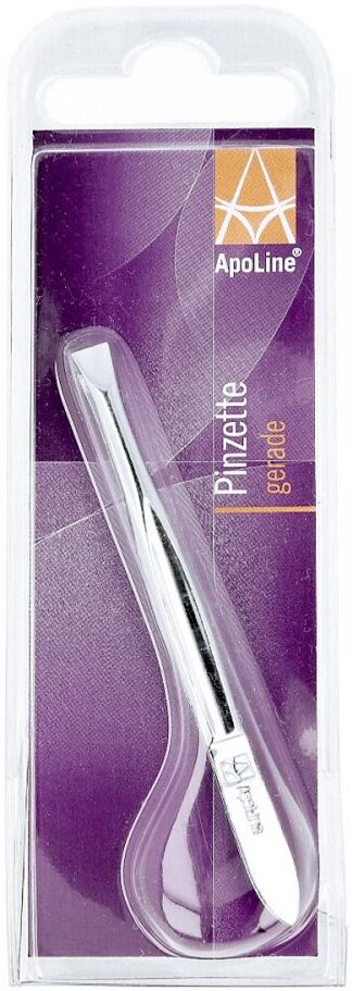 Apoline Pinzette gerade 8 cm verchromt