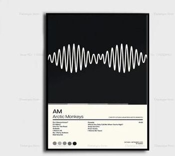Inspired Living Arctic Monkeys Favourite Worst Nightmare Album Cover Wall Art Poster Print 9 40x50cm No Frame