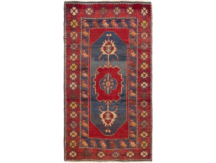 Turkei Anatolia Teppich 106x192 Handgeknüpft Orientteppich Wolle