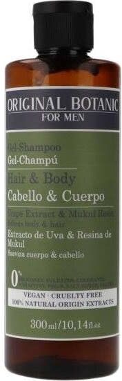 Original Botanic Men Gel Shampoo Cabello Cuerpo 300ml