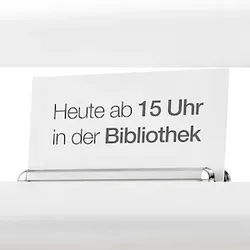 magnetoplan Topschild für Plakatständer SP A1, weiß