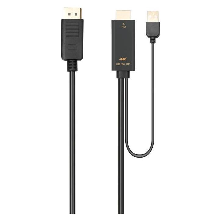 MicroConnect HDMI-DP-CON1 Videokabel-Adapter 1 m HDMI Typ A (Standard) DisplayPort Schwarz (1 m) (HDMI-DP-CON1)