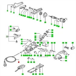 Festool Kabel EU für EHL 65 grün