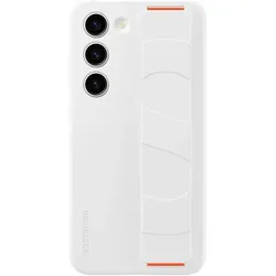 Samsung Silicone Grip Case (Samsung Galaxy S23), Smartphone Hülle, Weiss