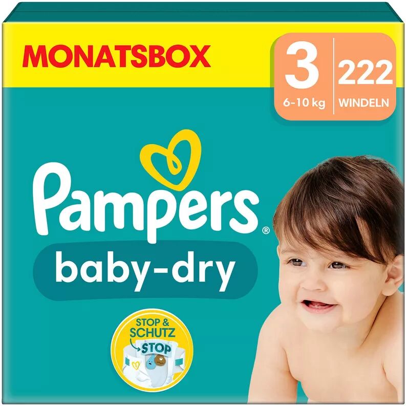 Pampers - Grösse 3 Monatsbox, 222STK