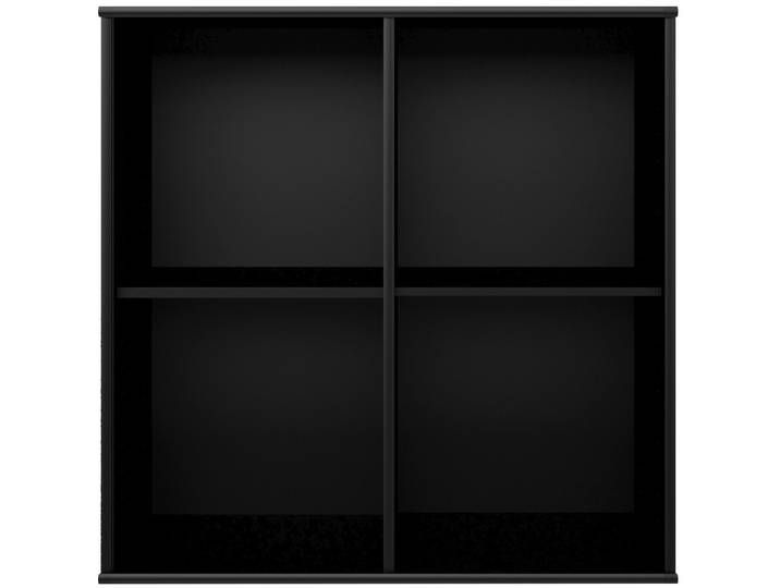 Bücherregal Mister schwarz Holzwerkstoff B 69 H 69 cm - Bücherregal