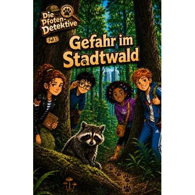 Die Pfoten-Detektive / Die Pfoten-Detektive – Gefahr im Stadtwald, Taschenbuch von Justine Wundermaus, Epubli, 978-3-565-66171-8