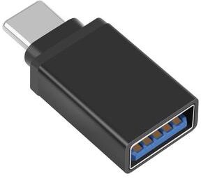 Inspired Deals USB C To USB Adapter OTG USB 3.0 Type C Data Transfer Converter For Fast Sync & Device Connectivity black