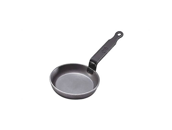 De Buyer Pfännchen Carbone Plus grau Stahlblech D 12 cm Elektroherd/Gasherd/Induktionsherd