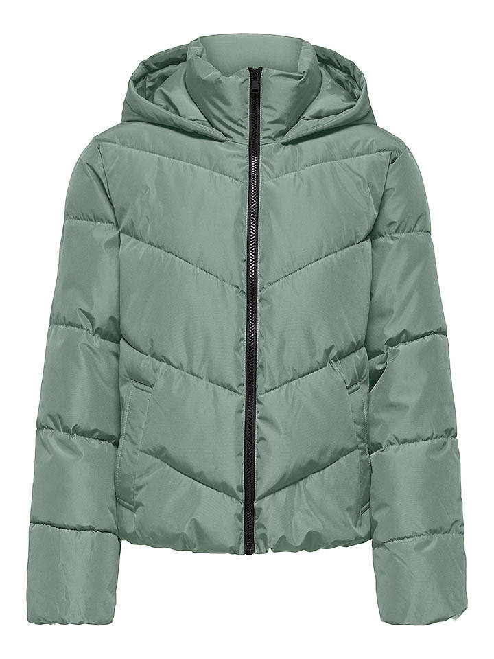 ONLY Winterjacke in Hellgrün - L