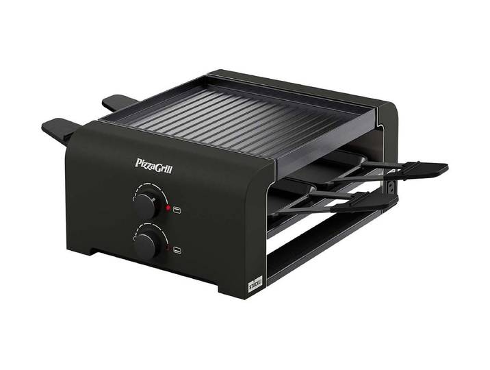 Stöckli PizzaGrill 4 Connect Tischgrill Schwarz