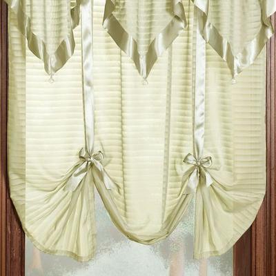 H.c. International, Inc. Nimbus Stripe Tie Up Shade 58 x 63, 58 x 63, Celery