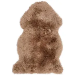 WARM & COMFY Schaffell 100 cm, taupe Wolle Grau Taupe cm