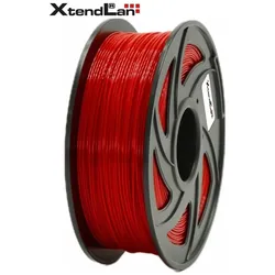 XtendLan PETG-Filament rot / Schnur für 3D-Drucker / PETG / 1,75 mm / 1 kg (PETG, 1000 g, 1.75 mm), Filament, Rot