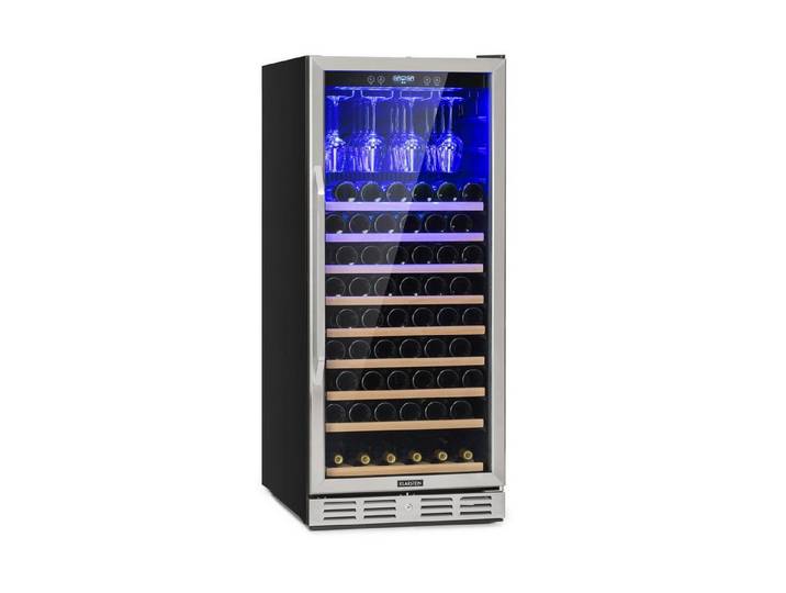 Klarstein Weinkühlschrank Vinovilla Grande 127, für 127 Standardflaschen á 0,75l,Wein Flaschenkühlschrank Weintemperierschrank Weinschrank Kühlschrank