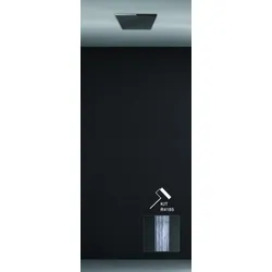 Gessi Minimali, Dusch-Einbau-System 350x350 Strahlart Regen, 57801238