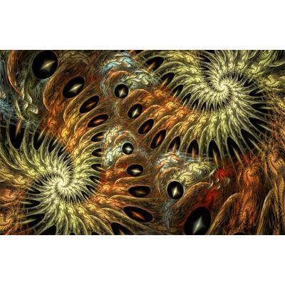 Fototapete PAPERMOON "ABSTRAKT DESIGN-MUSTER STRUKTUR", bunt, B:3m L:2,23m, Vlies, Tapeten