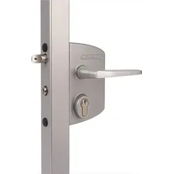 Locinox Industrieschloss grau 4-Loch Mont.f.60-80mm Profile