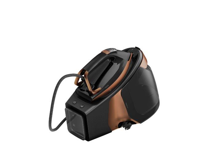 GRUNDIG Dampfbügelstation SIS 9180, 8 Bar Dampfdruck , schwarz, Dampfbügelstationen, 1,8 Liter abnehmbarer Wassertank, Automatische Entkalkung, Dampfbügelstation