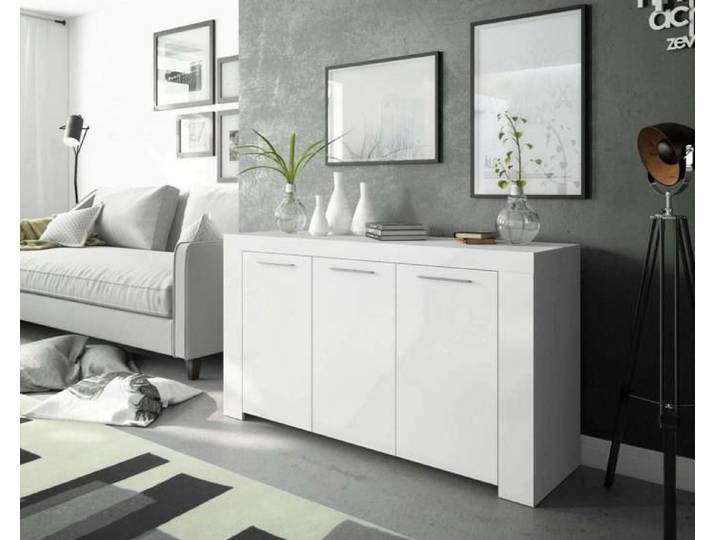 Buffet Bellevue 144x42h80 cm Blanc