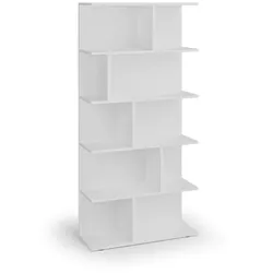 Bücherregal CASCADE, 1766 x 800 x 300 mm, weiß