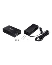 TRENDnet 65W PoE+ Injektor 4-Port Gigabit 1 Gbps Power over Ethernet (TPE-147GI)