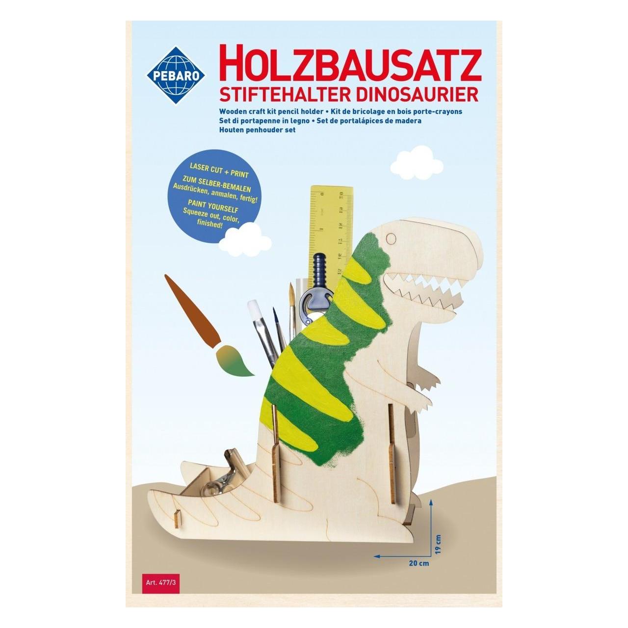 Pebaro Holzbausatz Laser cut Stiftehalter Dinosaurier (43174985)