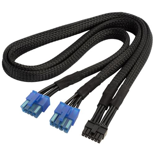 Silverstone 2x 8-Pin-PCIe zu 12-Pin-PCIe GPU-Kabel für modulare Netzteile
