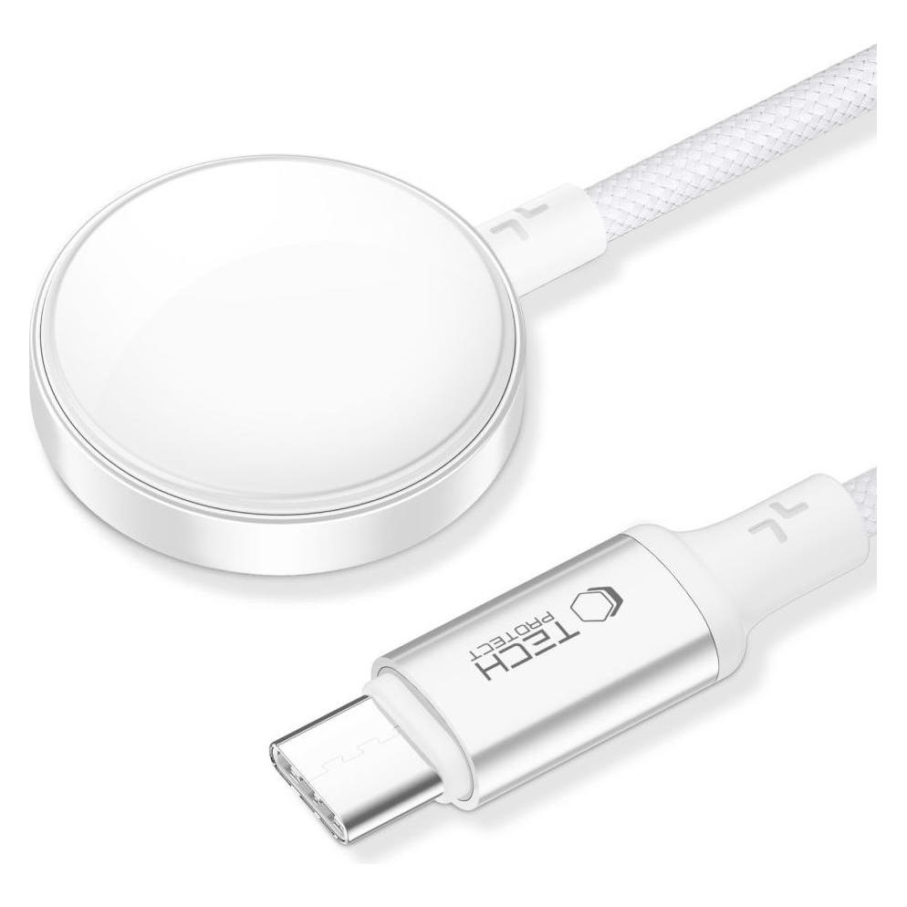 Tech-Protect UltraBoost USB-C Inductive Charger for Apple Watch 1m - White (27251-0)