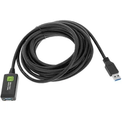 Techly USB 3.0 Repeater Kabel 5m (5 m, USB 3.2 Gen 1), USB Kabel