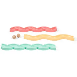 BS Toys Holzkugelbahn Pass and Play – 4-tlg.