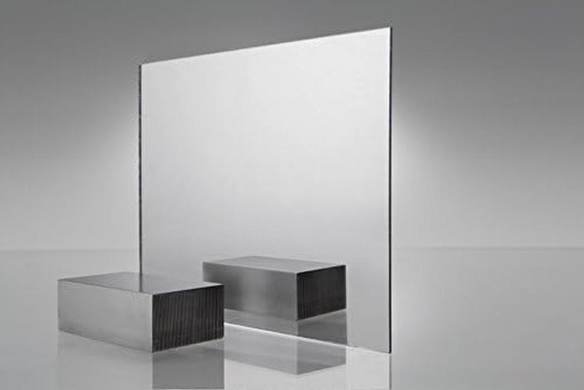 Tweezijdige acryl spiegelplaat 3mm dik