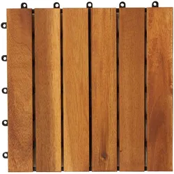 vidaXL, Gartenbodenbelag, Terrassenfliese (30x, 30 x 30 cm)
