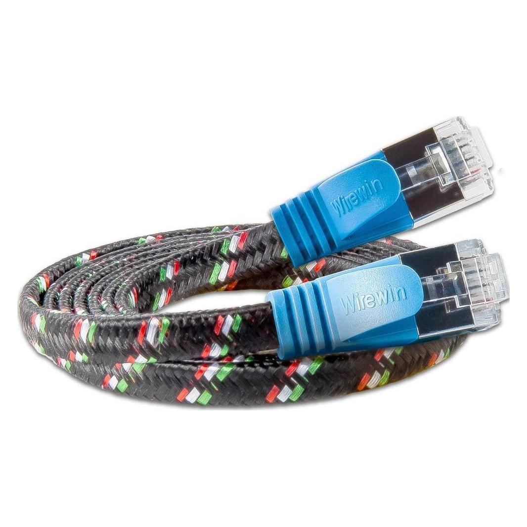 Wirewin Slim Toughkabel (STP, CAT6, 0.50 m) (PKW-TOUGH-STP-K6 0.5 BL)