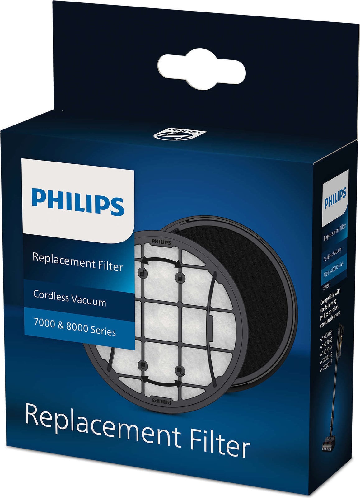 Philips Vervangingsfilter voor draadloze stofzuigers serie 7000, XV1681/01