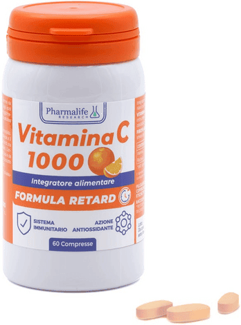 Pharmalife research Pharmalife Vitamina C 1000 Integratore Sistema Immunitario 60 Compresse