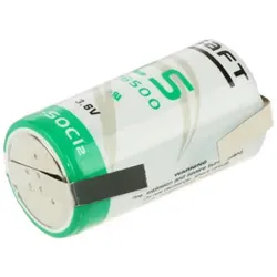 Saft Lithium 3,6V Batterie LS 26500 PLUS + LF U-Form C Zelle