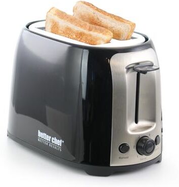 Better Chef Cool Touch Wide-Slot Toaster- Black
