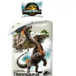 Jurassic World: Bettwäsche-Set - 140 x 200 cm, 100% Polyester