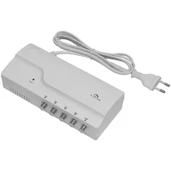 D2 Diffusion Amplificateur/répartiteur TV - 4 sorties - Gain 26 dB - Fréquence max. 862 MHz -, SAT Zubehör, Weiss