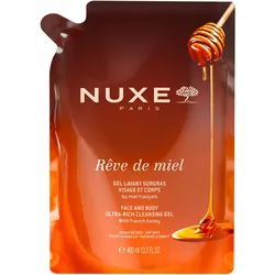 400ml NUXE Rêve de Miel Rückfettendes Reinigungsgel Gesicht und Körper Refill