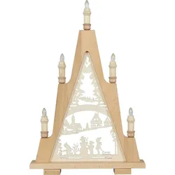 Saico Lichterspitze "Winterfreuden"
5-flammige Premium LED-Beleuchtung, warmweiß