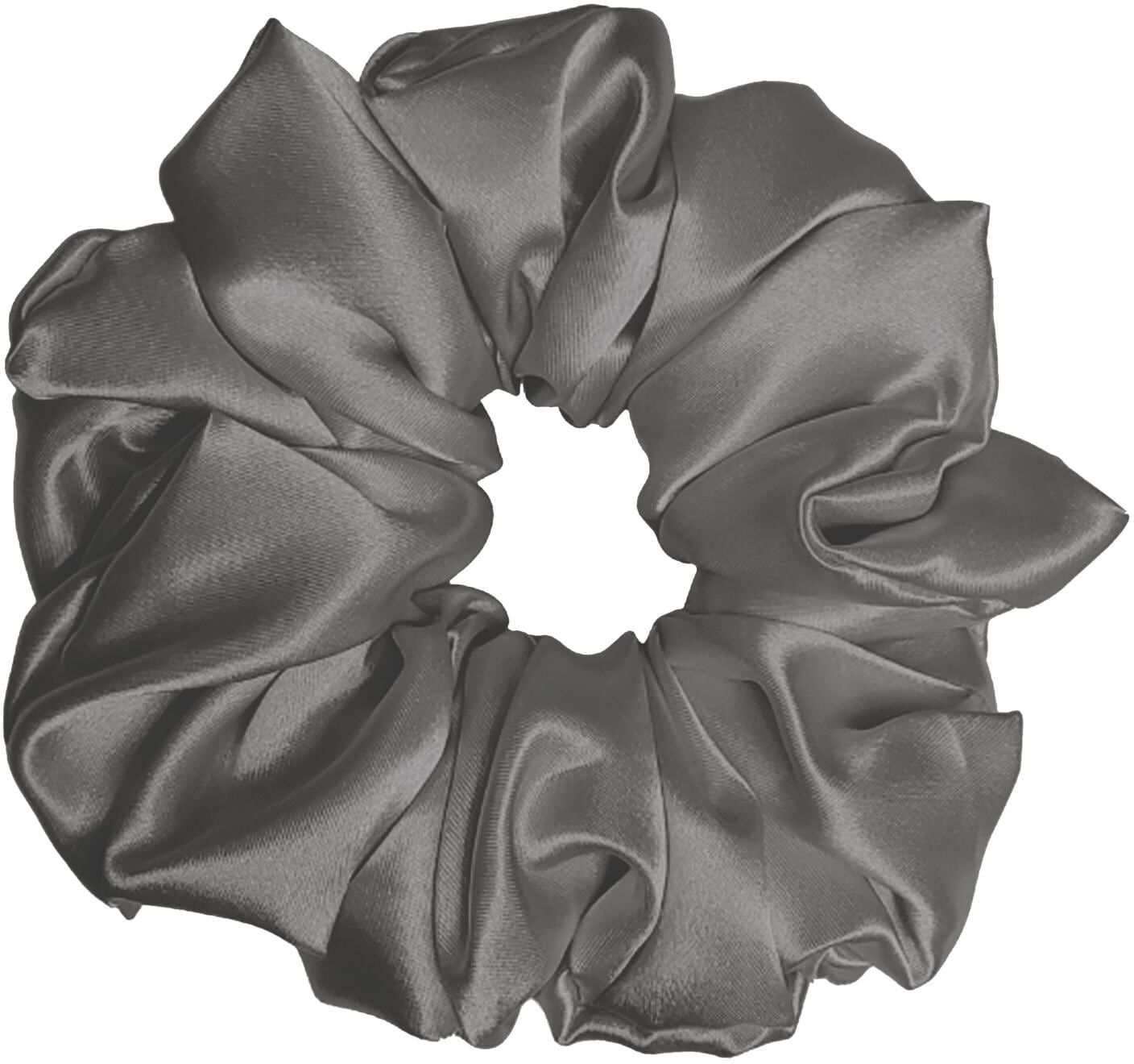 Haargummi "VBEAUTY Seiden Scrunchie – Maulbeerseide", Damen, grau (anthrazit), Haarfixierungen Haargummi anthrazit Einheitsgröße