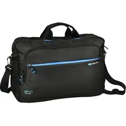 Monolith Hybrid Laptoptasche Blue Line 3313 15.6 " Recycelter Kunststoff Schwarz 41 x 11 x 31 cm